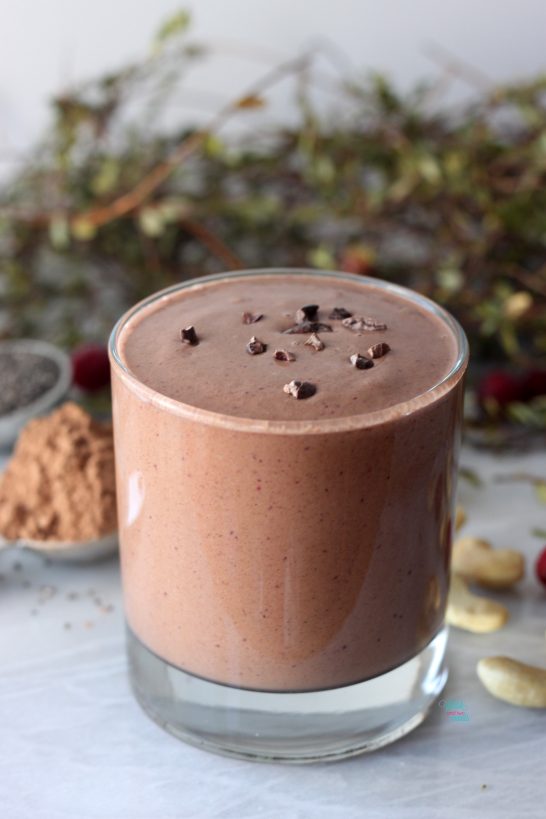 Cranberry Cocoa Bliss Smoothie