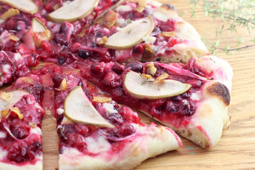 Cranberry Pear Pizza