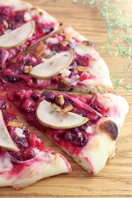 Cranberry Pear Pizza