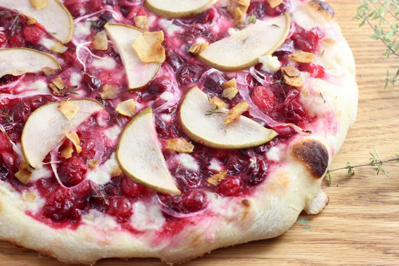 Cranberry Pear Pizza