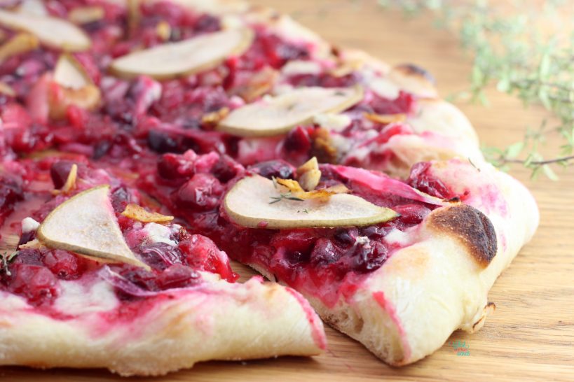 Cranberry Pear Pizza