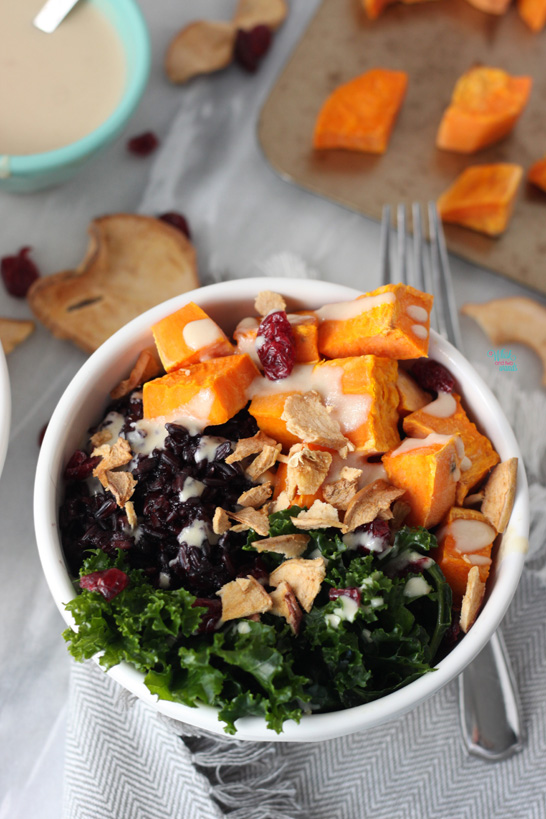 Sweet Potato Forbidden Rice Bowls