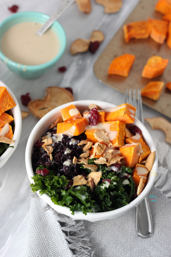 Sweet Potato Forbidden Rice Bowls