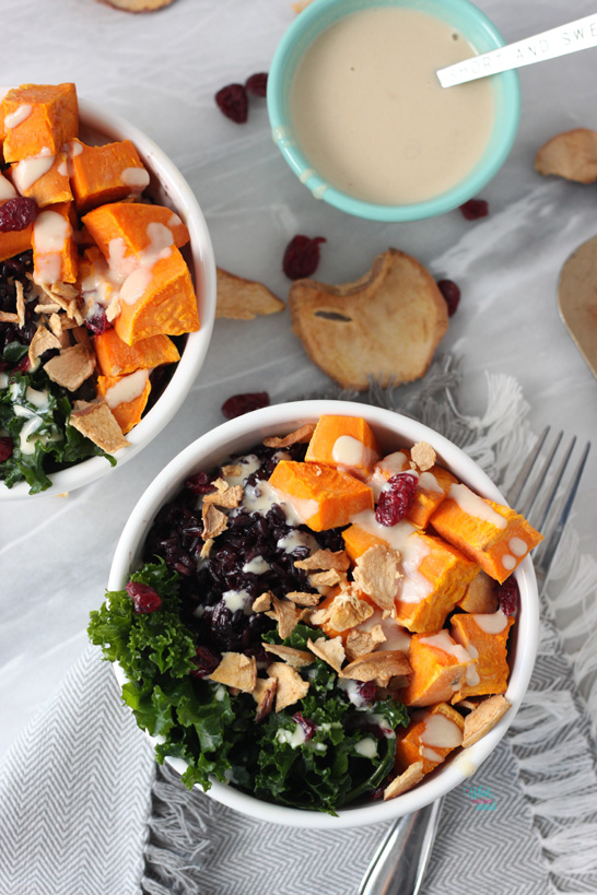 Sweet Potato Forbidden Rice Bowls