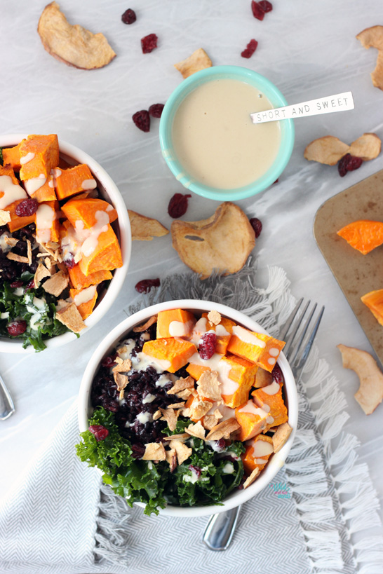 Sweet Potato Forbidden Rice Bowls