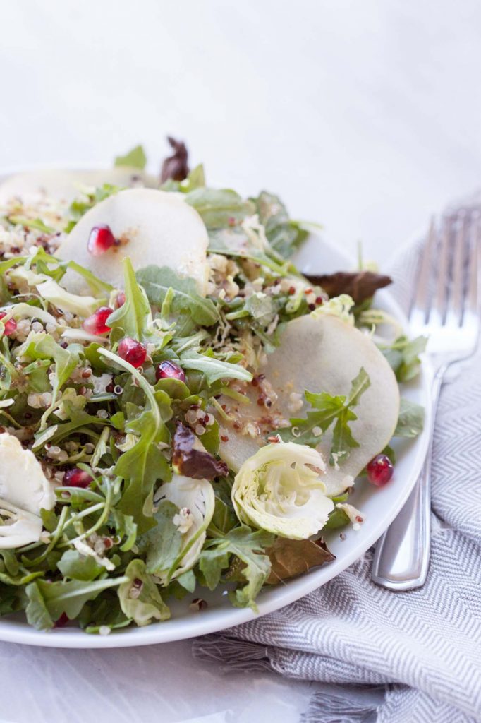 Apple Brussel Sprout Fall Salad