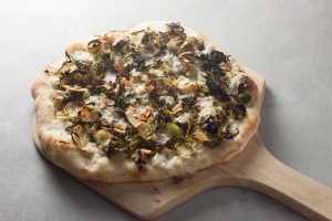 Roasted Brussels Sprouts Neapolitan Pizza