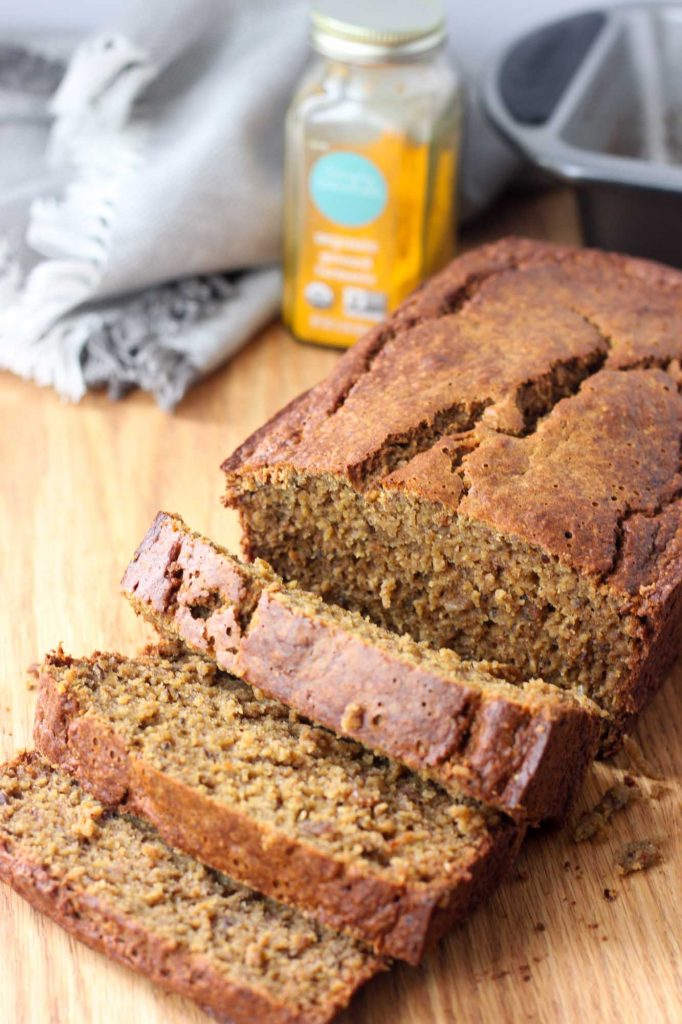 Golden Turmeric Banana Bread