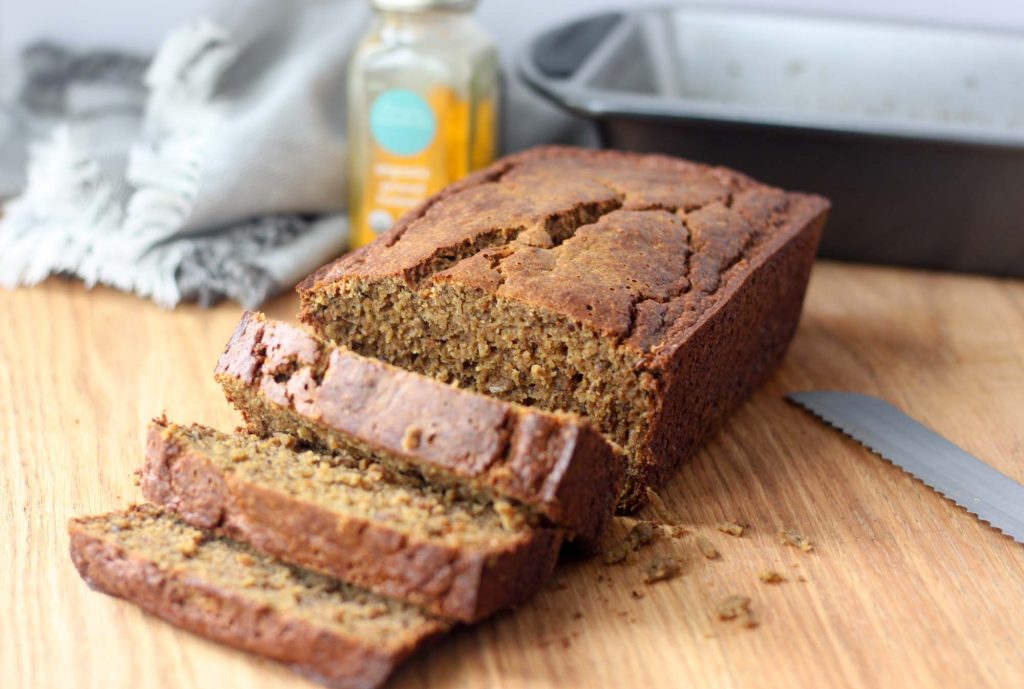 Golden Turmeric Banana Bread