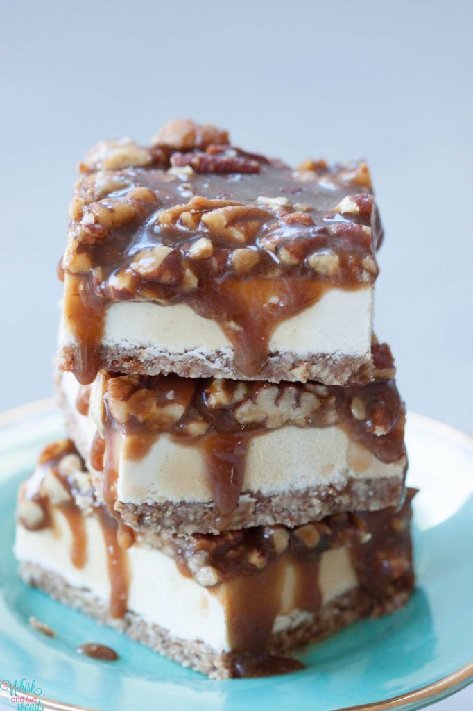 Vegan Pecan Pie Cheesecake Bars