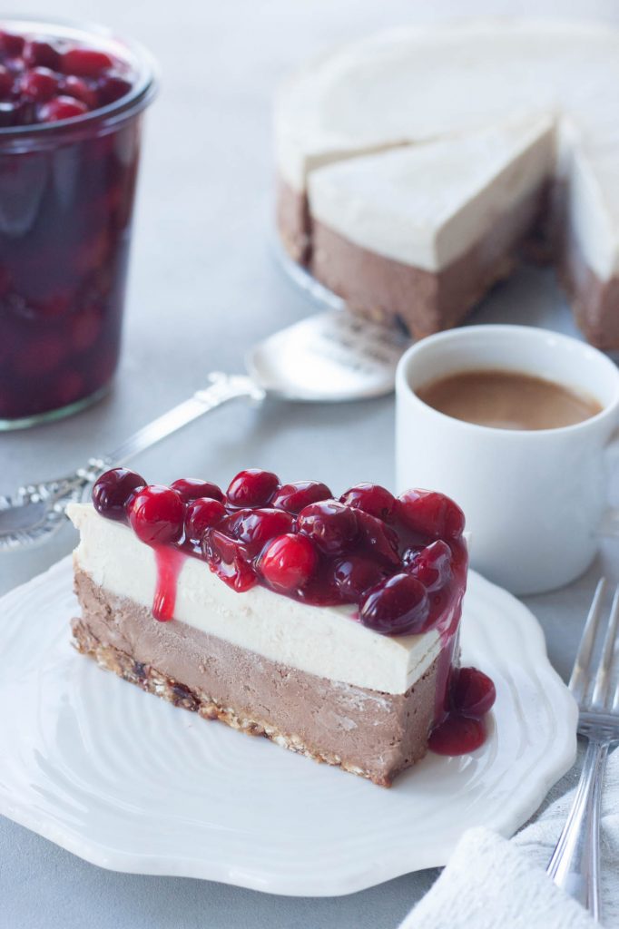 A Whisk and Two Wands Black and White Cranberry Cherry Cheesecake