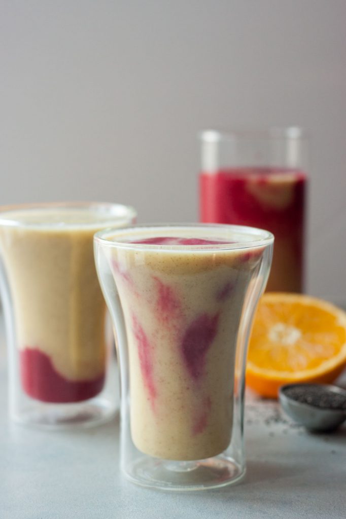 Tropical Berry Kombucha Smoothie