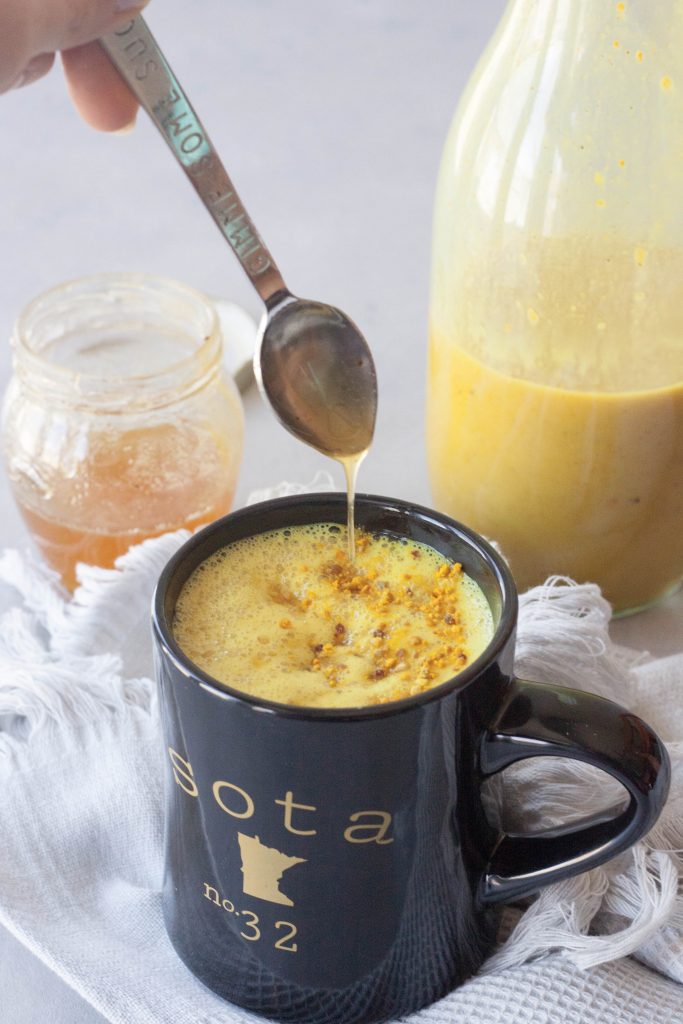 A Whisk and Two Wands, Bee Sting Turmeric Latte