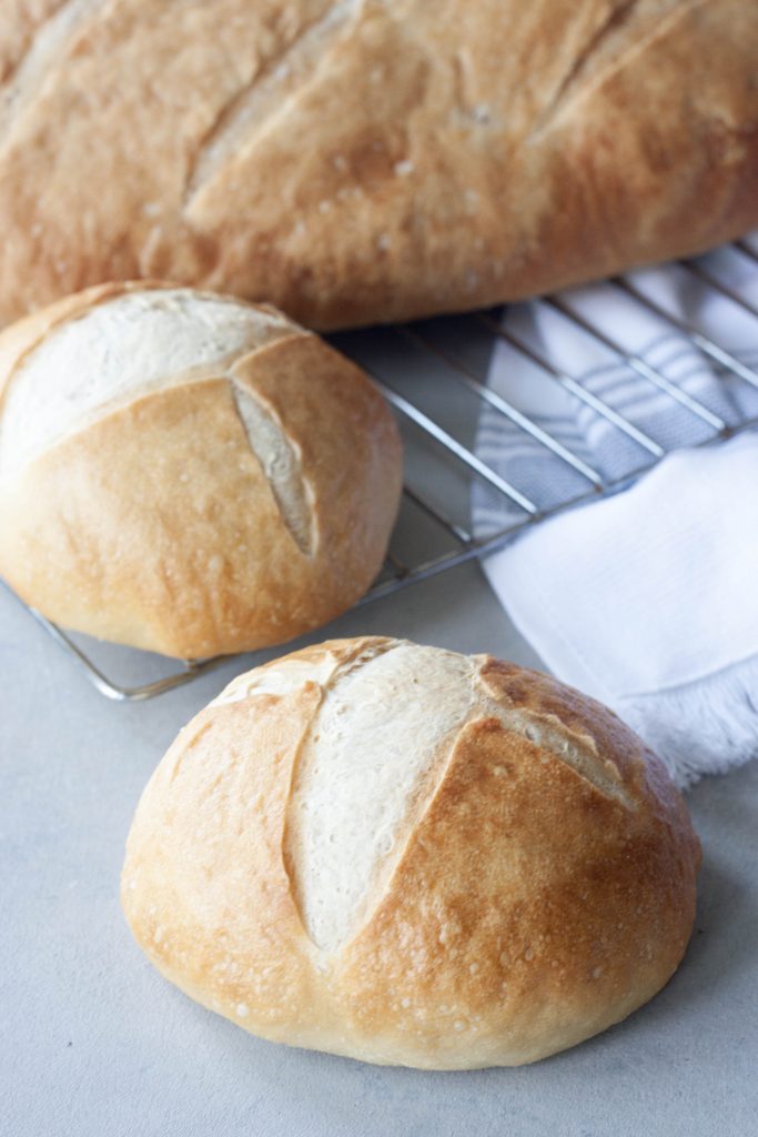 A Whisk and Two Wands Homemade Mini Sourdough Boules