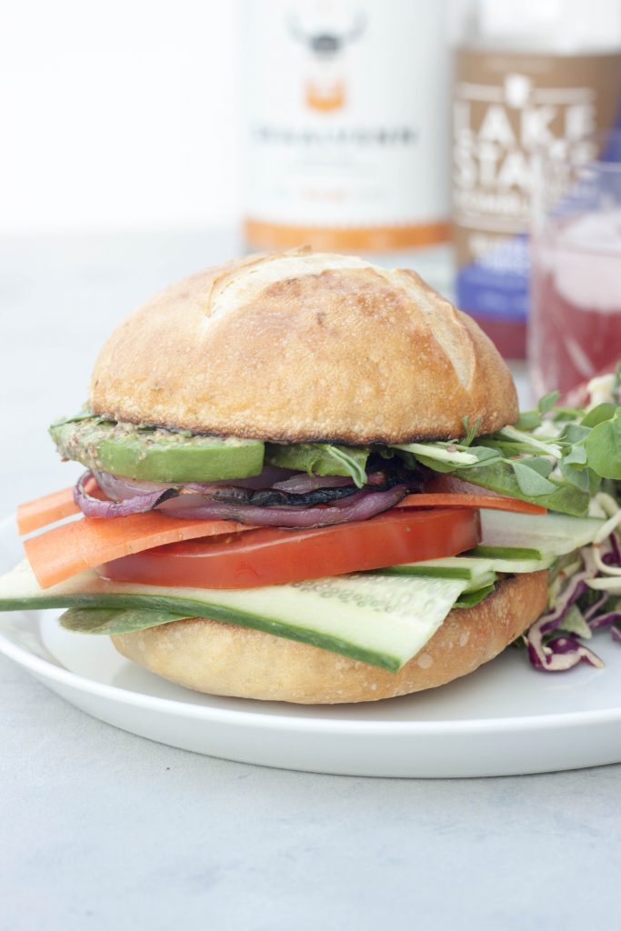 A Whisk and Two Wands Veggie Sandwiches on Homemade Mini Sourdough Boules