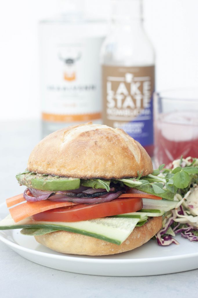 A Whisk and Two Wands Veggie Sandwiches on Homemade Mini Sourdough Boules