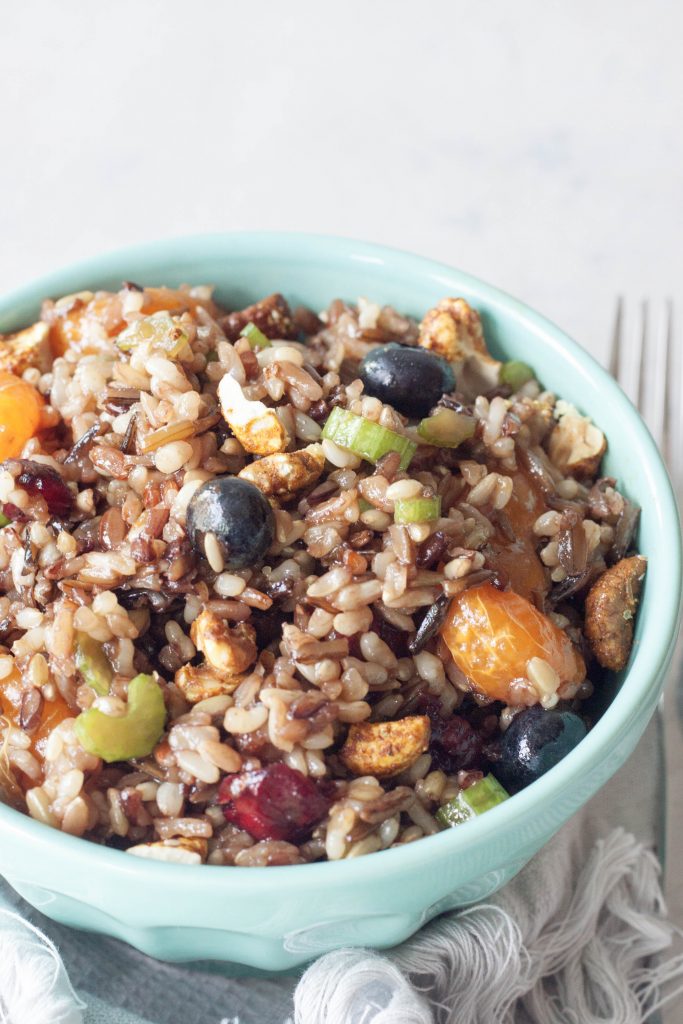 Fruity Forage Wild Rice Salad, A Whisk and Two Wands