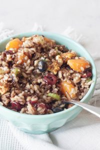 Fruity Forage Wild Rice Salad, A Whisk and Two Wands