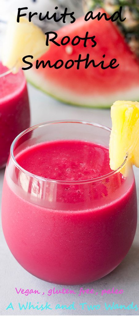 A Whisk and Two Wands, Fruits and Roots Smoothie