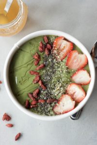 A Whisk and Two Wands, Energizing Matcha Smoothie Bowl