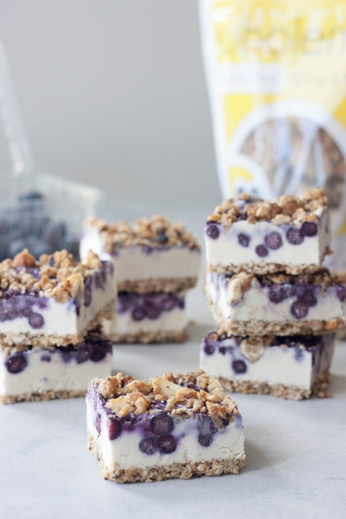 No Bake Blueberry Cheesecake Crumble Bars, A Whisk and Two Wands