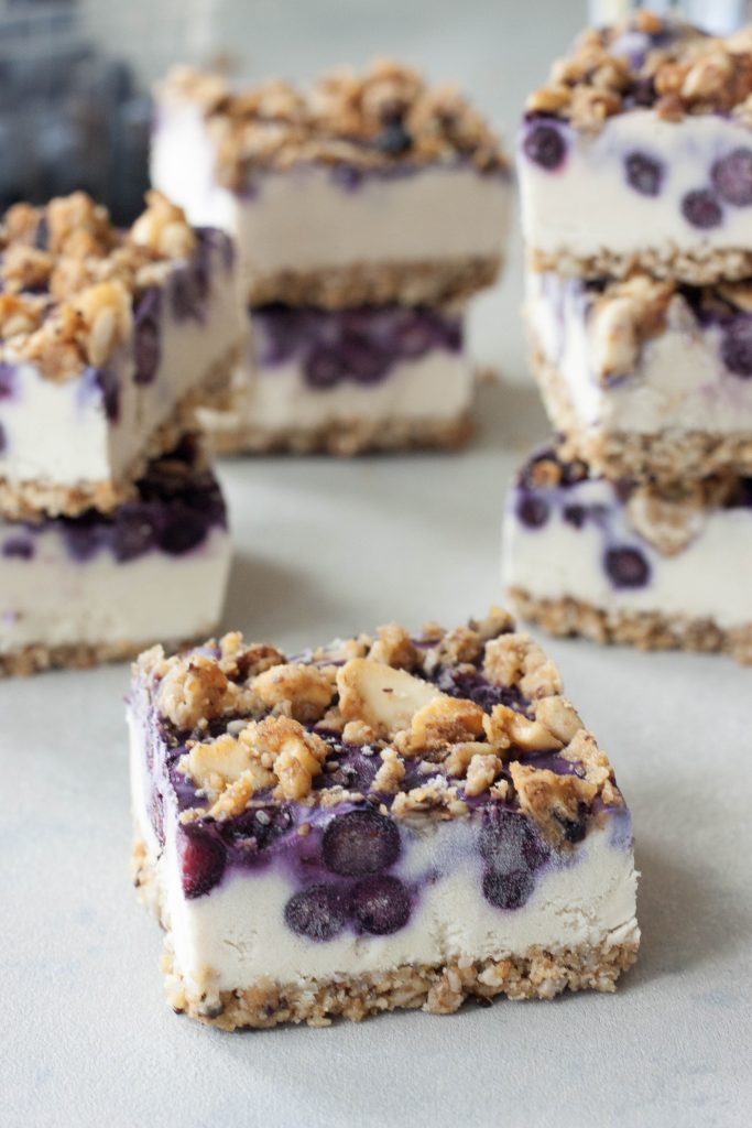 No Bake Blueberry Cheesecake Crumble Bars, A Whisk and Two Wands