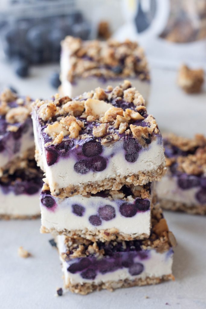 No Bake Blueberry Cheesecake Crumble Bars, A Whisk and Two Wands