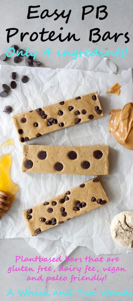 Easy PB Protein Bars, A Whisk and Two Wands