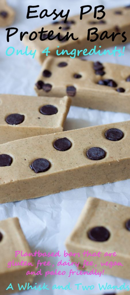 Easy PB Protein Bars, A Whisk and Two Wands