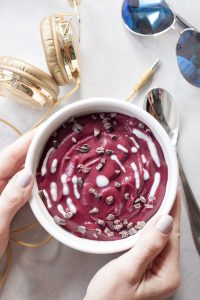 Let The Beet Drop Smoothie Bowl, A Whisk and Two Wands