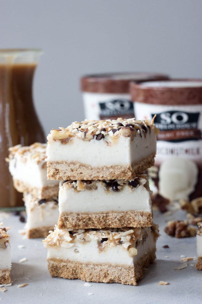 Seven Layer Coconut Ice Cream Bars, A Whisk and Two Wands