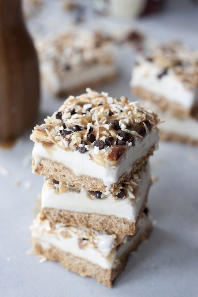 Seven Layer Coconut Ice Cream Bars, A Whisk and Two Wands