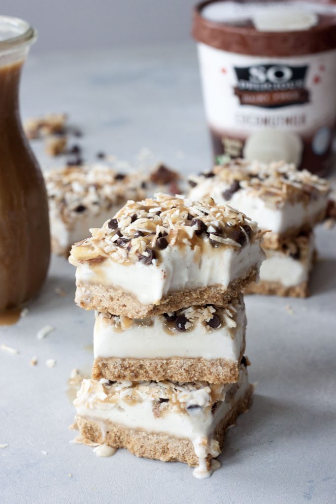 Seven Layer Coconut Ice Cream Bars, A Whisk and Two Wands