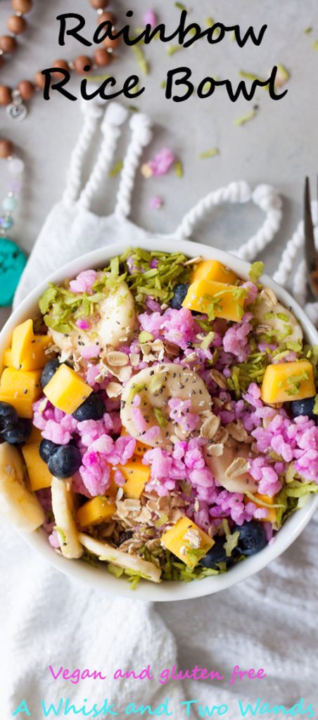 Rainbow Rice Bowl, A Whisk and Two Wands