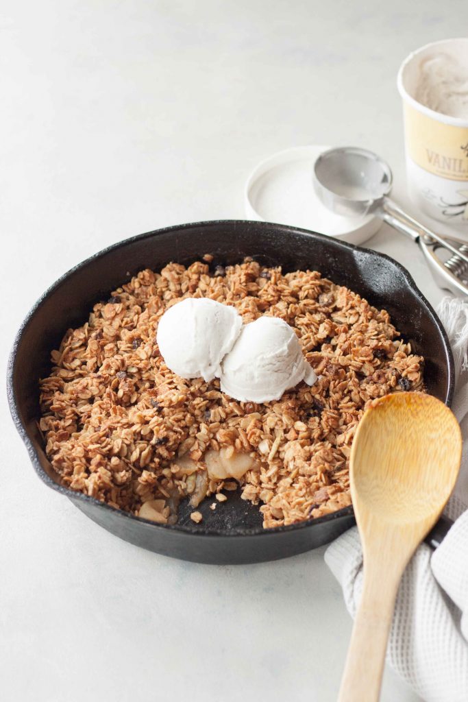 Cast Iron Apple Crisp