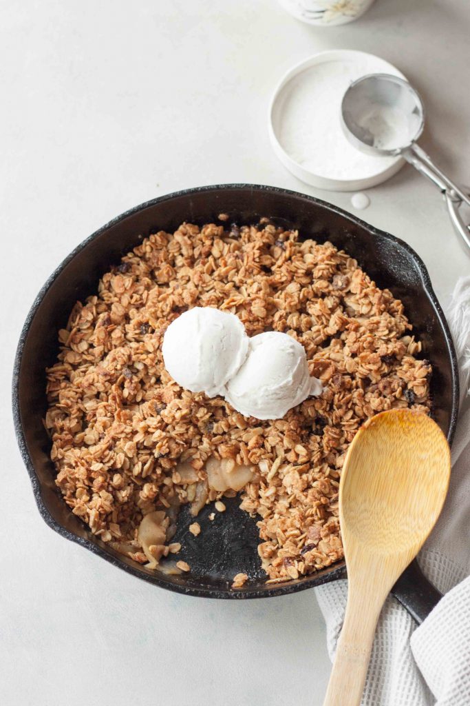 Cast Iron Apple Crisp