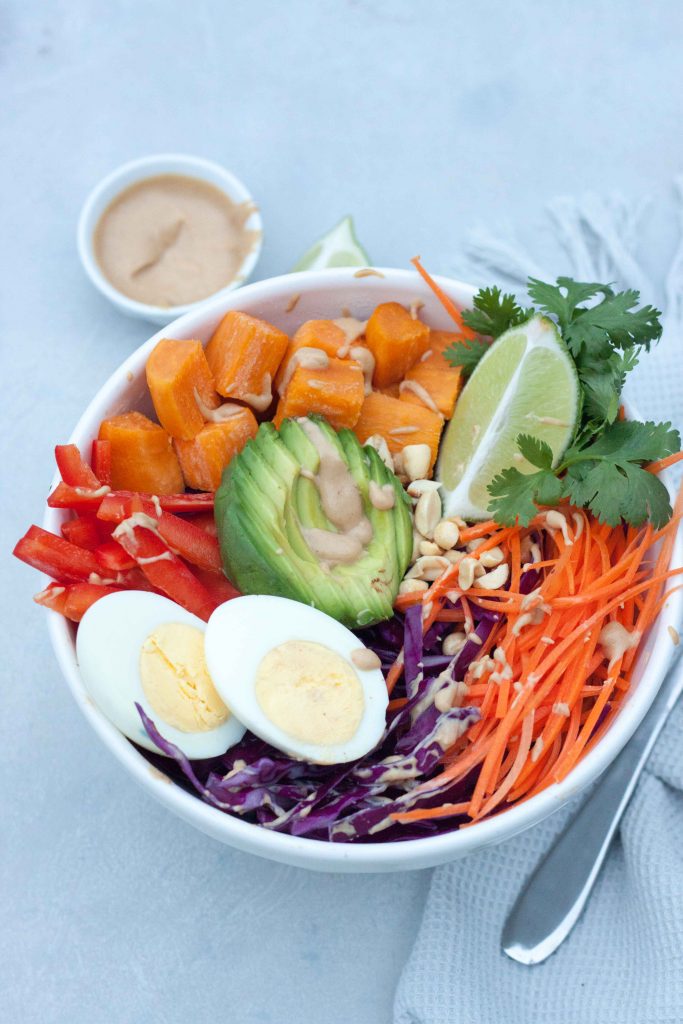 Sweet Potato Pad Thai Bowl