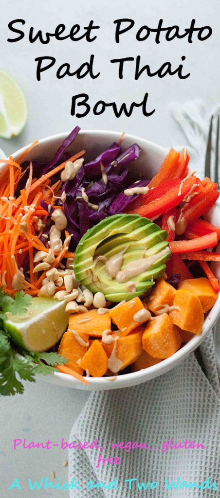 Sweet Potato Pad Thai Bowl