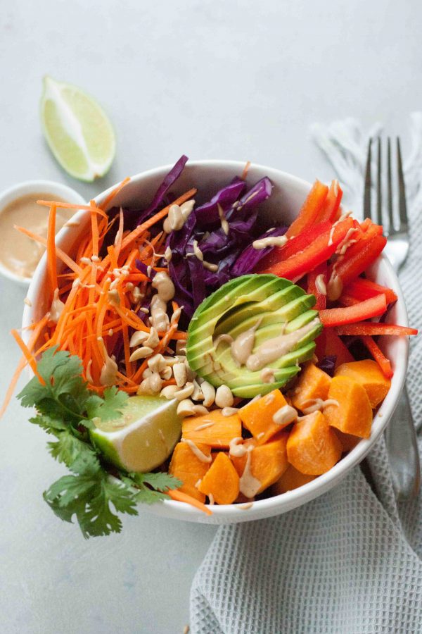 Sweet Potato Pad Thai Bowl