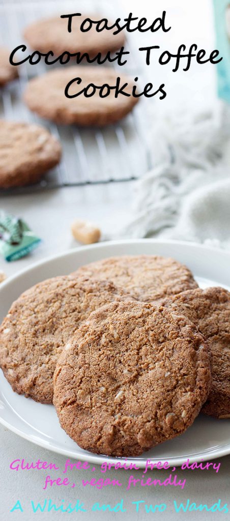 Toasted Coconut Toffee Cookies