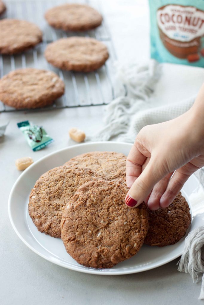 Toasted Coconut Toffee Cookies