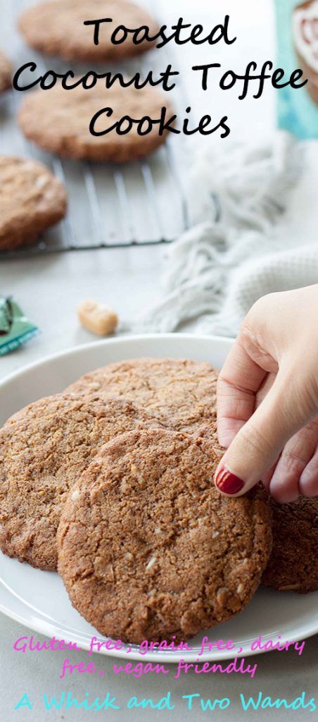 Toasted Coconut Toffee Cookies