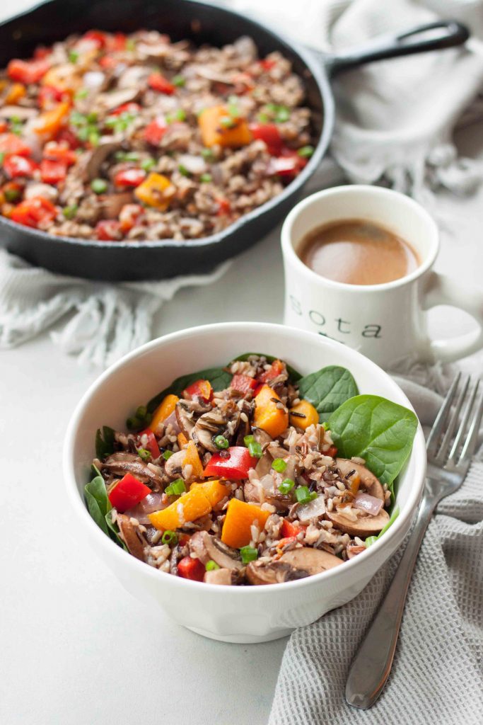 Wild Rice Skillet, A Whisk and Two Wands