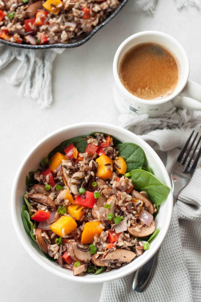 Wild Rice Skillet, A Whisk and Two Wands