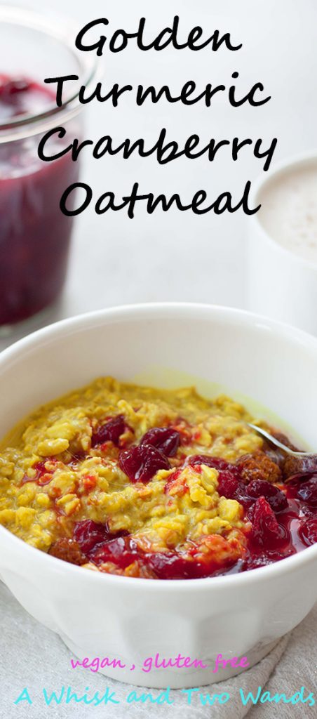 Golden Turmeric Cranberry Oatmeal