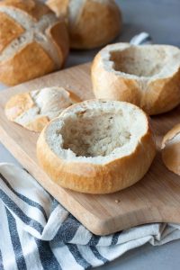 Sourdough Bread Bowls, A Whisk and Two Wands