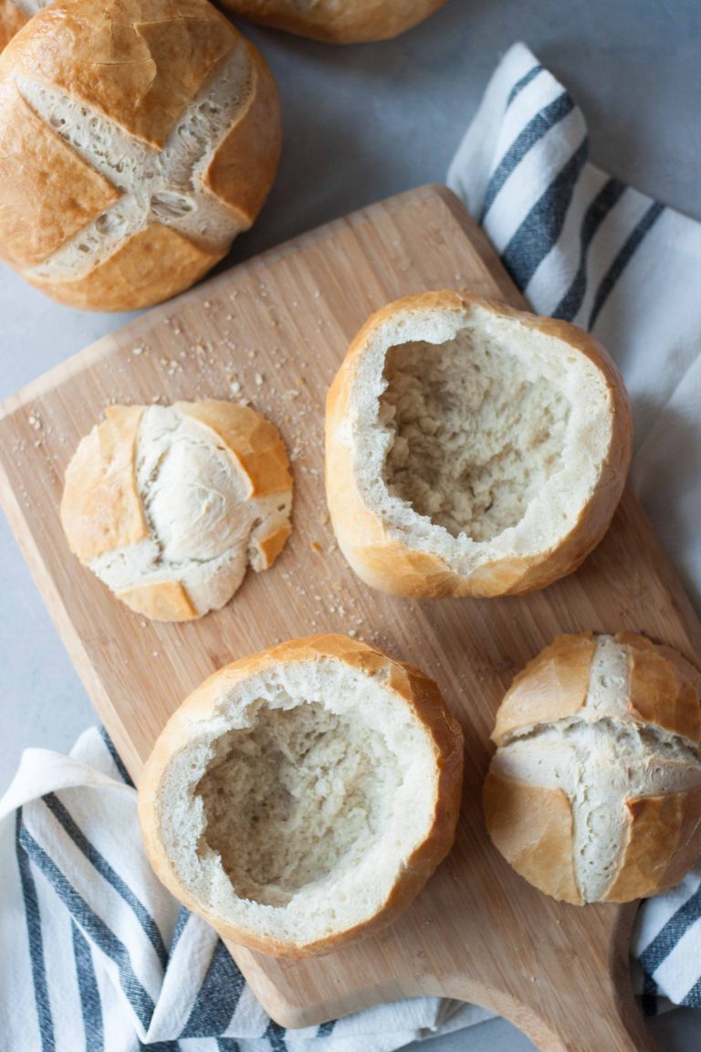 Sourdough Bread Bowls - A Whisk and Two Wands