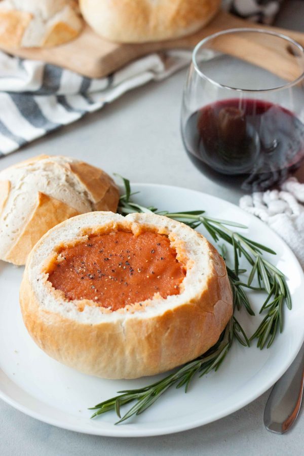 Roasted Tomato Squash Soup, A Whisk and Two Wands