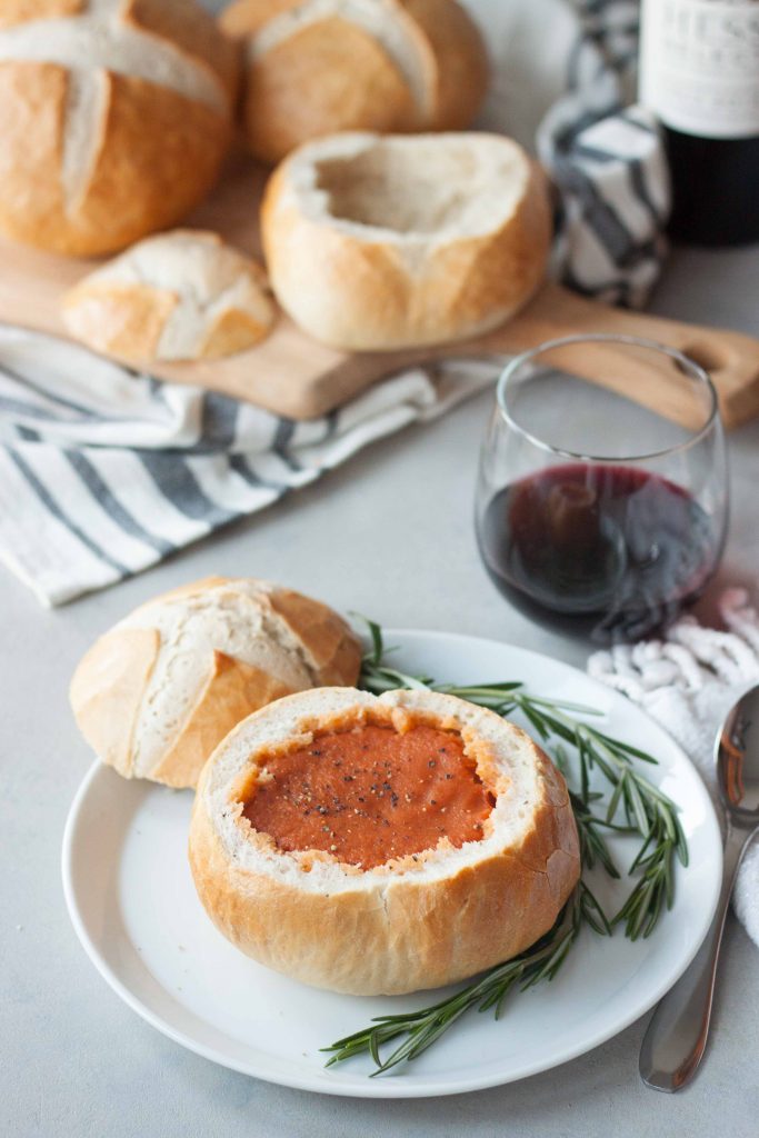 Roasted Tomato Squash Soup, A Whisk and Two Wands