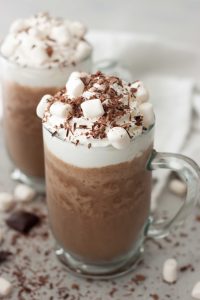 Have a little fun with Frozen Hot Cocoa, even if it's freezing outside! A simple healthy treat this is sure to be year round favorite. Gluten free, dairy free, vegan friendly with optional health boost add-ins.